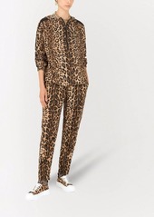 Dolce & Gabbana leopard-print track pants