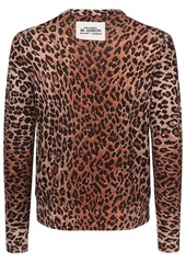 Dolce & Gabbana Leopard Print Wool Sweater