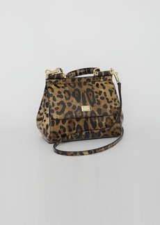 Dolce & Gabbana Leopard-printed Small Sicily bag