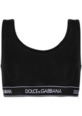 Dolce & Gabbana logo brand sports bra