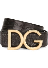 Dolce & Gabbana logo buckle belt