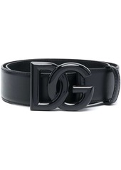 Dolce & Gabbana logo-buckle leather belt