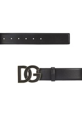 Dolce & Gabbana DG-logo leather belt