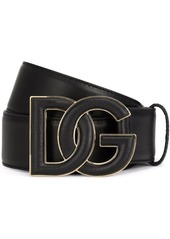 Dolce & Gabbana DG-logo leather belt