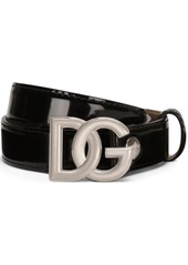 Dolce & Gabbana DG-logo leather belt