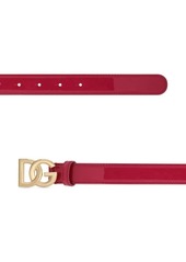 Dolce & Gabbana logo-buckle leather belt