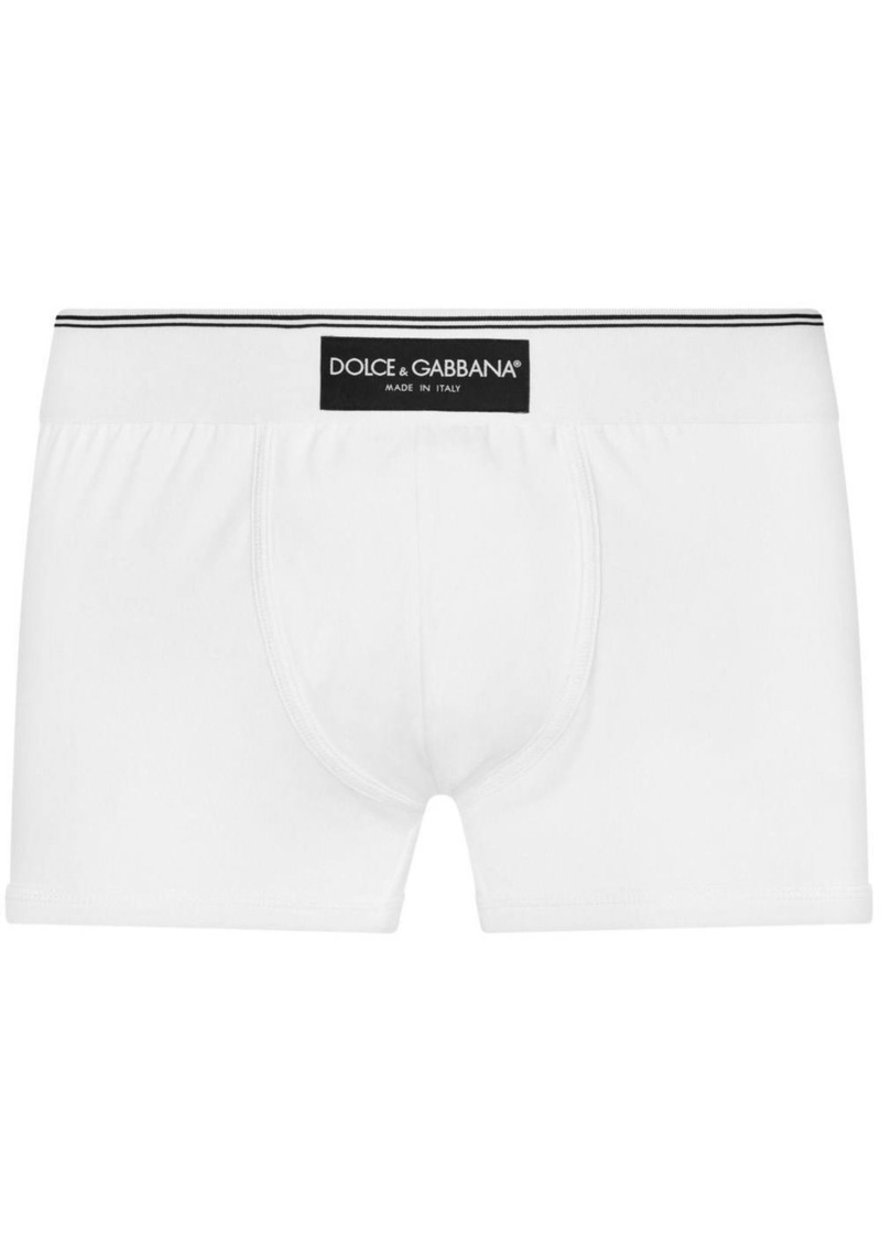 Dolce & Gabbana logo-patch boxer briefs