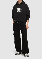 Dolce & Gabbana Logo Cotton Jersey Hoodie