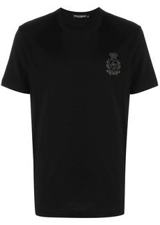 Dolce & Gabbana heraldic-patch cotton T-shirt