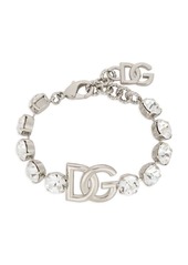 Dolce & Gabbana KIM DOLCE&GABBANA DG-logo rhinestone bracelet