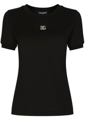 Dolce & Gabbana crystal-embellished cotton T-shirt