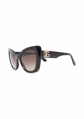 Dolce & Gabbana logo-embellished cat-eye sunglasses