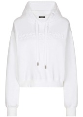 Dolce & Gabbana logo-embossed drawstring hoodie