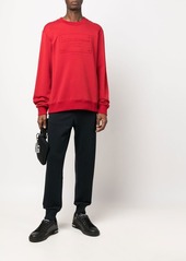 Dolce & Gabbana logo-embossed crew-neck sweatshirt