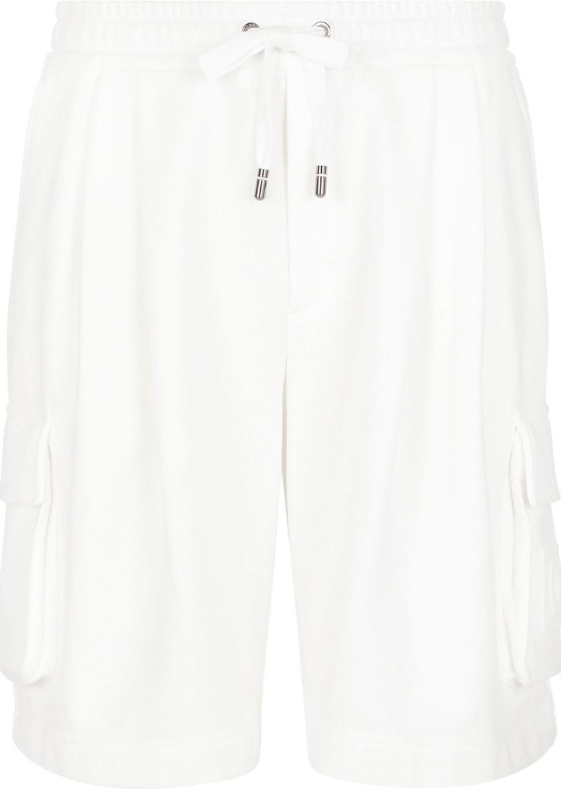 Dolce & Gabbana logo-embossed jersey shorts