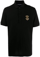 Dolce & Gabbana embroidered piqué polo shirt