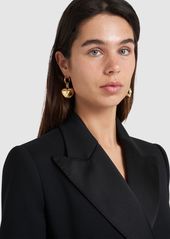 Dolce & Gabbana Logo Heart Earrings