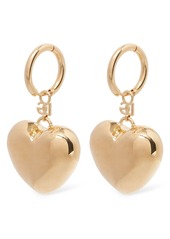 Dolce & Gabbana Logo Heart Earrings