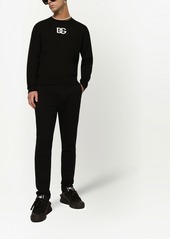 Dolce & Gabbana DG-logo intarsia wool jumper