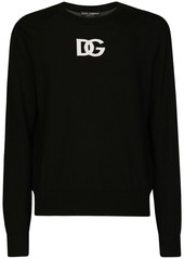 Dolce & Gabbana DG-logo intarsia wool jumper