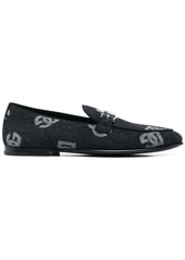 Dolce & Gabbana logo-jacquard loafers