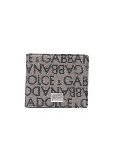 Dolce & Gabbana logo jacquard wallet