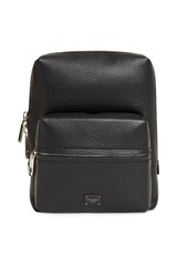 Dolce & Gabbana Logo Label Leather Backpack