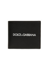 Dolce & Gabbana Logo Leather Billfold Wallet