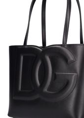 Dolce & Gabbana Logo Leather Tote Bag