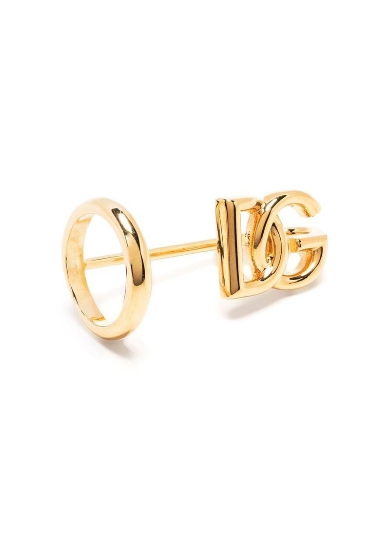 Dolce & Gabbana logo-lettering band ring