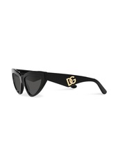 Dolce & Gabbana logo-lettering cat-eye sunglasses