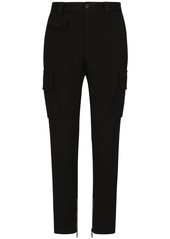 Dolce & Gabbana logo-patch cargo trousers