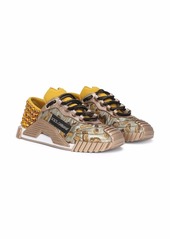 Dolce & Gabbana logo-patch embellished sneakers