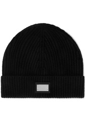 Dolce & Gabbana logo-tag cashmere-wool beanie