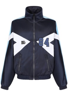 Dolce & Gabbana logo-patch panelled sports jacket