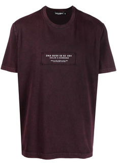 Dolce & Gabbana logo patch short-sleeve T-shirt