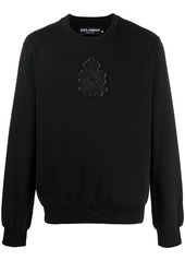 Dolce & Gabbana logo patch sweatshirt