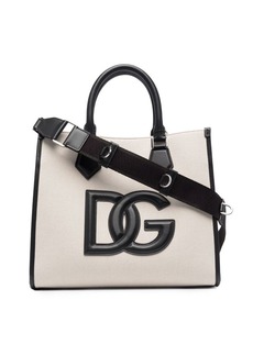 Dolce & Gabbana logo-patch shopper bag