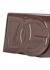 Dolce & Gabbana Logo Patent Leather Shoulder Bag