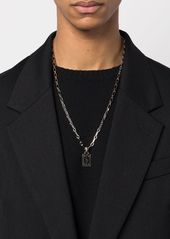 Dolce & Gabbana logo-pendant chain-link necklace