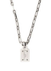 Dolce & Gabbana logo-pendant chain-link necklace