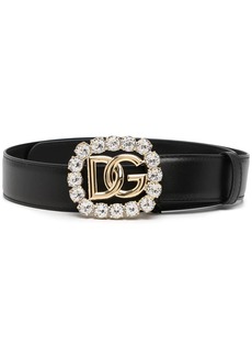 Dolce & Gabbana logo-plaque belt