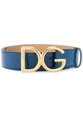 Dolce & Gabbana logo plaque belt