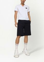 Dolce & Gabbana logo-tag stretch-cotton shorts