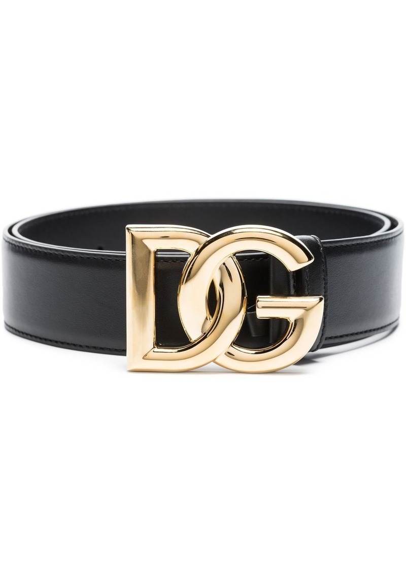 Dolce & Gabbana DG-logo leather belt