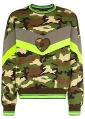 Dolce & Gabbana logo-plaque camouflage-print sweatshirt