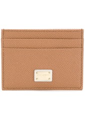 Dolce & Gabbana logo-tag leather card holder