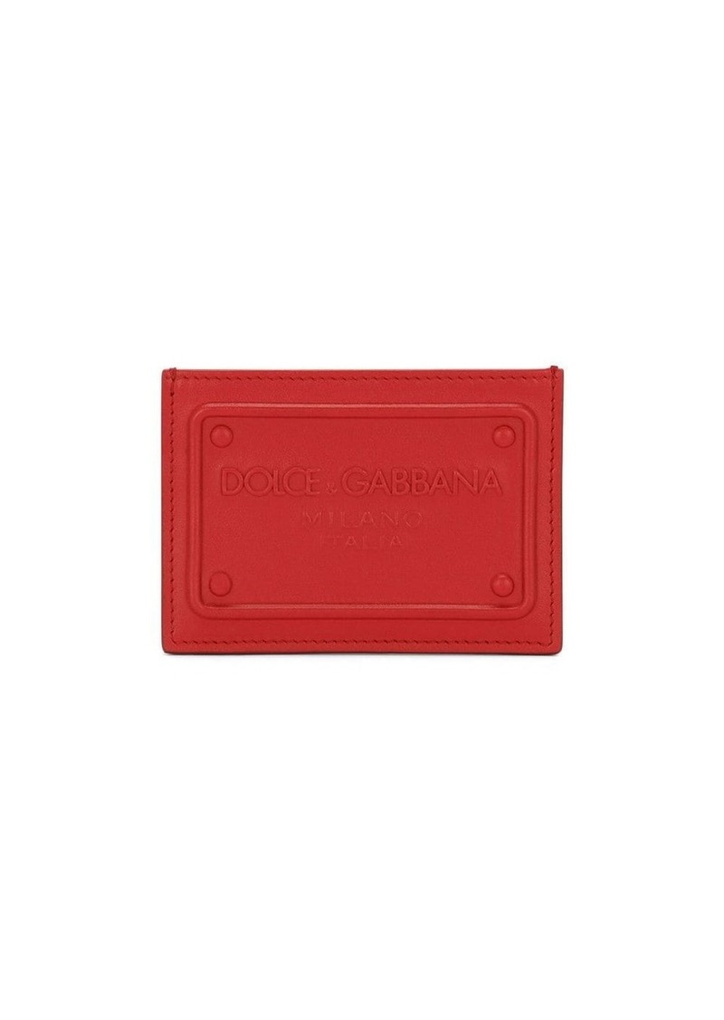 Dolce & Gabbana DG-logo embossed card holder