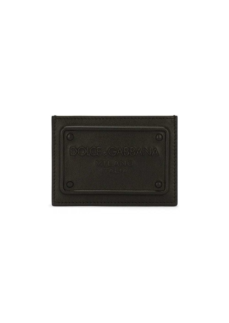 Dolce & Gabbana DG-logo embossed card holder