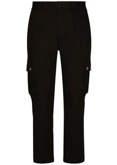 Dolce & Gabbana logo-tag cargo trousers